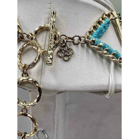 Stella & Dot Zahara Multi-
Strand/Color Semi Precious Bib Layered Necklace - Picture 10 of 16